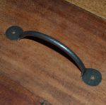 Dark Pewter, Wrought Iron 133mm Drawer / Cabinet Pull (VF28A)